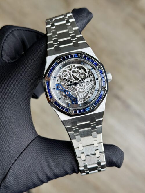 Audemars Piguet Royal Oak UNWORN 41mm Blue Sapphire 15412BC.SS.1220BC.02