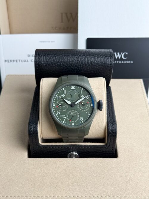 IWC Big Pilot Top Gun UNWORN 2025 Woodland Green Perpetual Calender IW503101