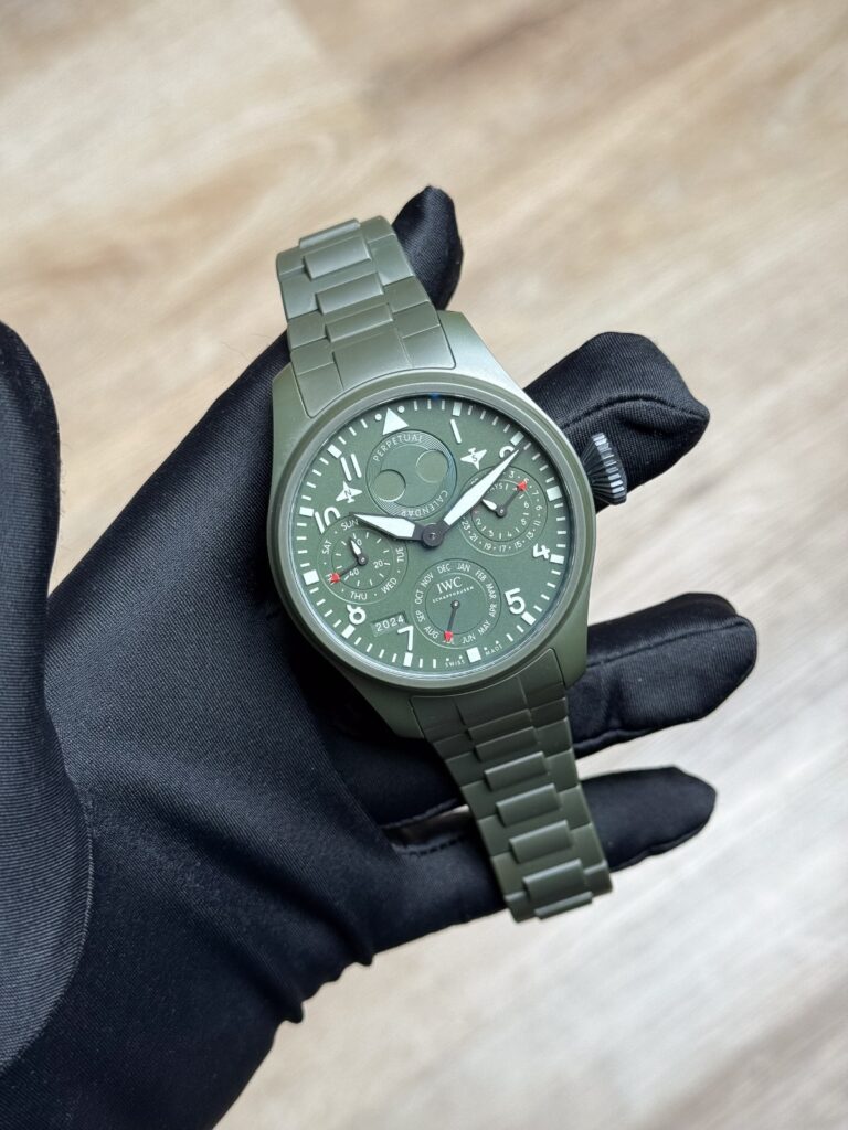 IWC Big Pilot Top Gun UNWORN 2025 Woodland Green Perpetual Calender IW503101