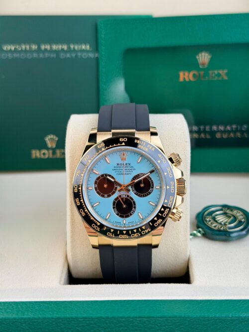 Rolex Daytona UNWORN 2026 Turquoise 40mm Blue/Black Index Oysterflex 126518LN