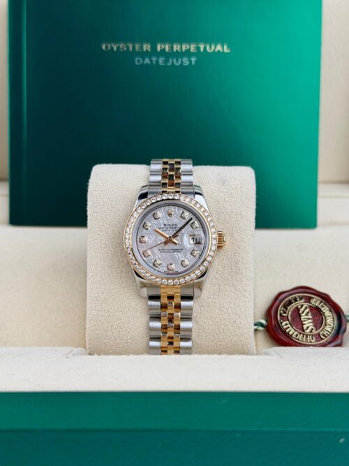 Rolex Datejust 26mm Meteorite Diamond Jubilee Preowned Watch&Box 179383
