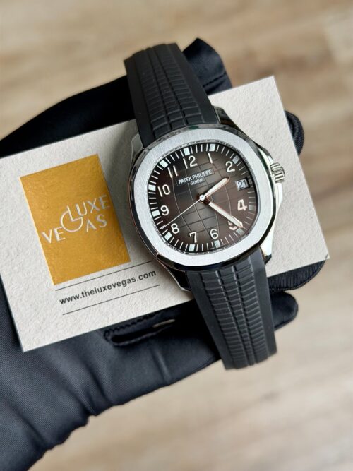 Patek Philippe Aquanaut Black/Grey Arabic Strap 5167A-001