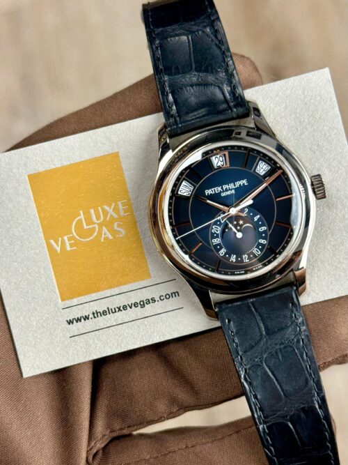 Patek Philippe Complications 40mm Annual Calendar Blue Index 5205G-013