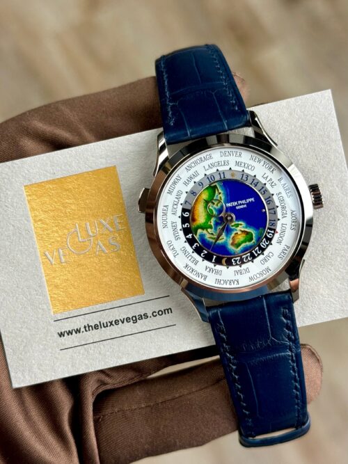 Patek Philippe Complications 38.5mm World Time Handcraft Enamel Map 5231G-001
