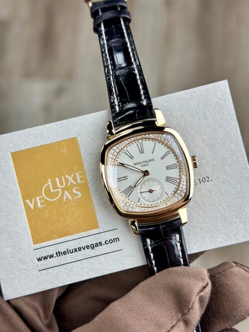 Patek Philippe Gondolo Silvery Grained 30*33.8mm Roman Diamond 7041R-001