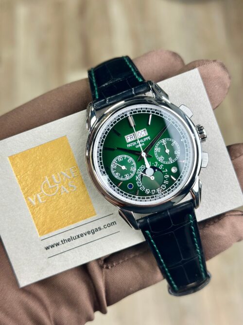 Patek Philippe Grand Complications 41mm Perpetual Calendar Green Index 5270P-014