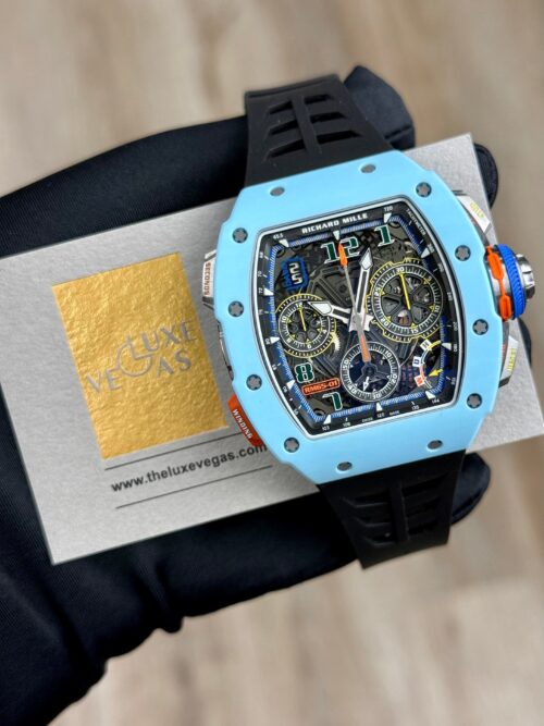 Richard Mille Baby Blue NTPT Split Second Chronograph RM65-01