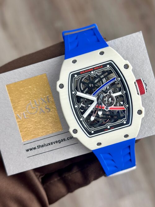 Richard Mille Extra Flat Alexis Pinturault White Ceramic RM67-02