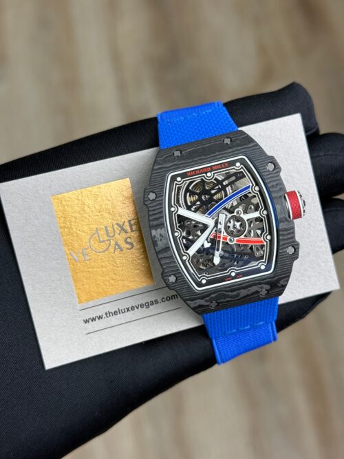 Richard Mille Carbon TPT 'Sébastien Ogier' Blue Strap RM67-02