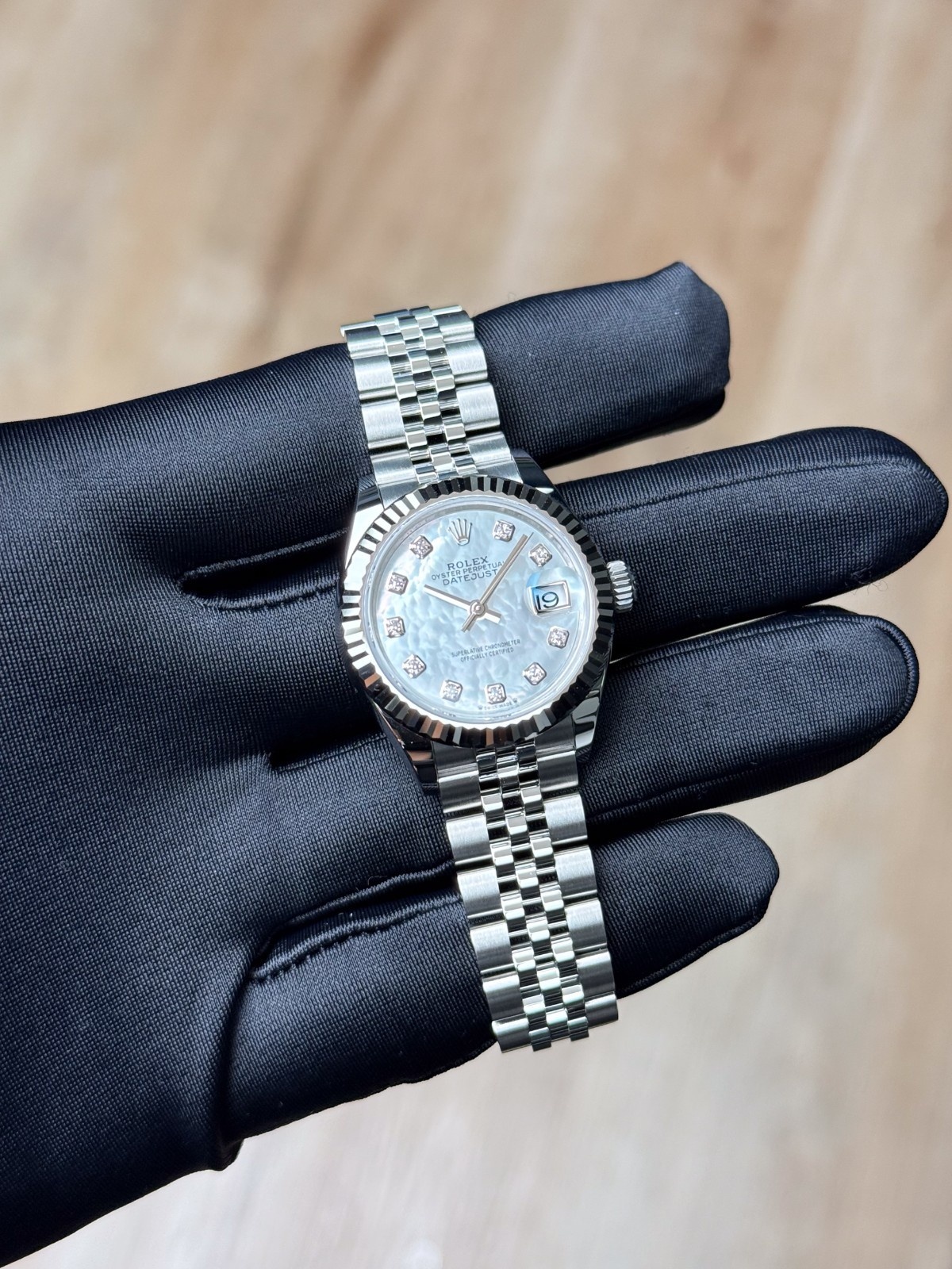 Rolex Datejust 28mm UNWORN 2026 MOP Pearl Diamond Fluted Jubilee 279174