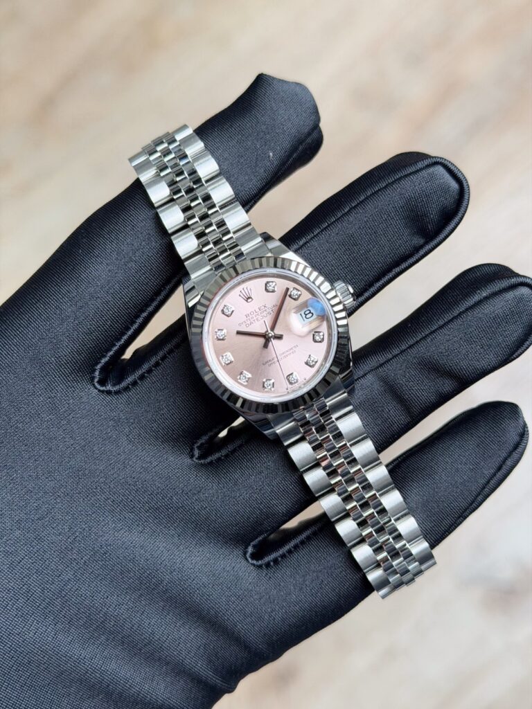 Rolex Datejust 28mm UNWORN 2026 Pink Diamond Fluted Jubilee 279174
