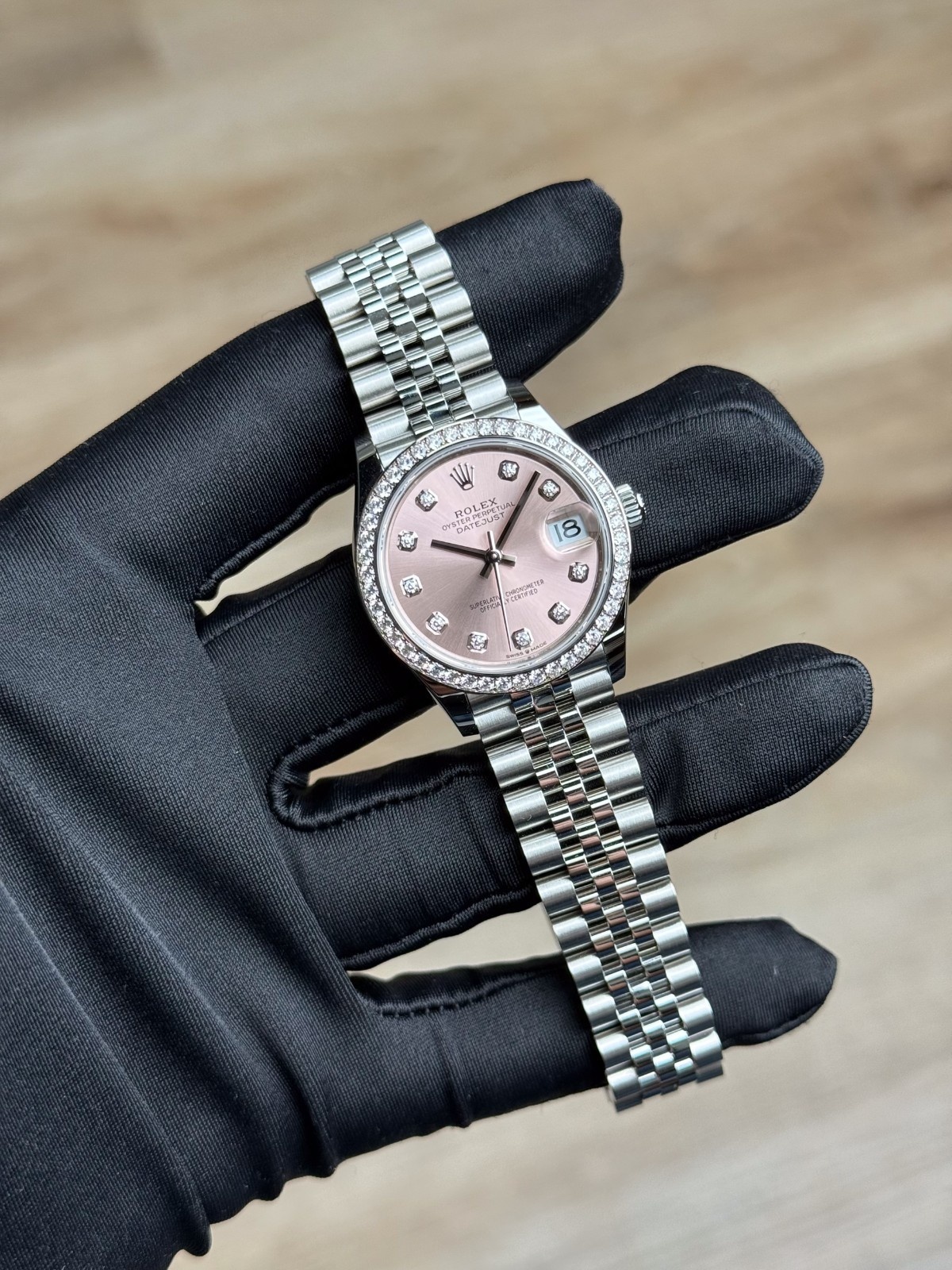 Rolex Datejust 31mm Unworn 2026 Pink Diamond Jubilee 278384RBR