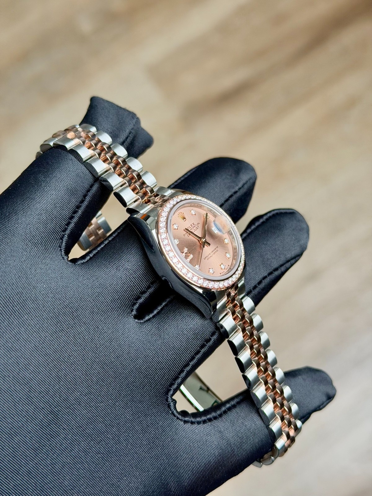 Rolex Datejust 28mm UNWORN 2026 Rose Pink Diamond Star IX Jubilee 279381RBR