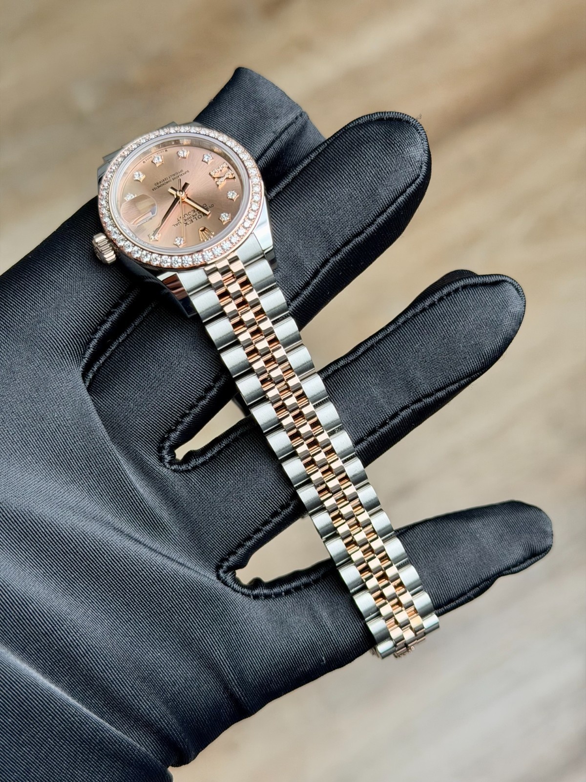 Rolex Datejust 28mm UNWORN 2026 Rose Pink Diamond Star IX Jubilee 279381RBR