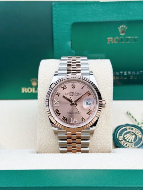 Rolex Datejust 36mm UNWORN 2026 Rose Pink Roman VIIX Diamond Jubilee 126231