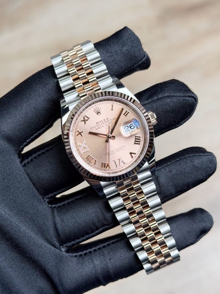Rolex Datejust 36mm UNWORN 2026 Rose Pink Roman VIIX Diamond Jubilee 126231