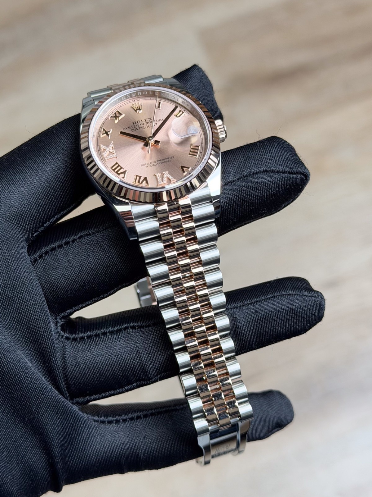 Rolex Datejust 36mm UNWORN 2026 Rose Pink Roman VIIX Diamond Jubilee 126231