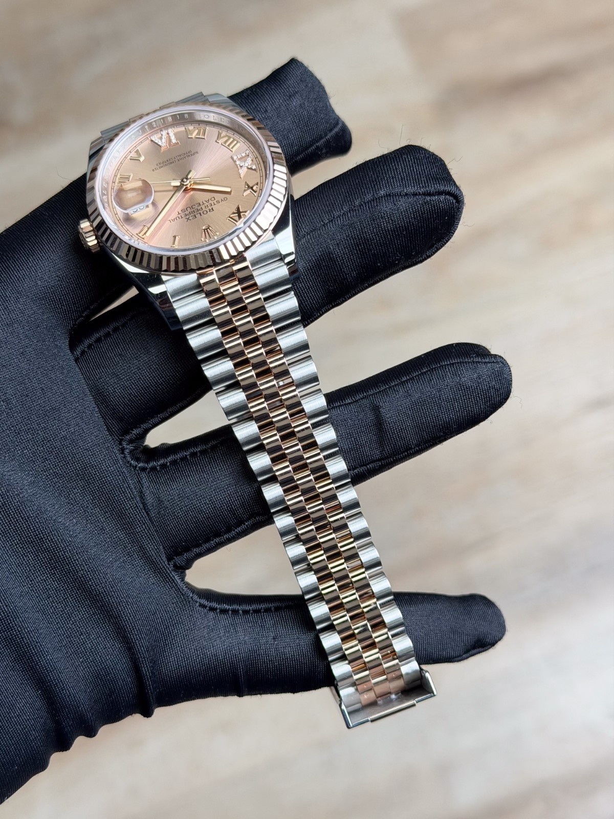 Rolex Datejust 36mm UNWORN 2026 Rose Pink Roman VIIX Diamond Jubilee 126231