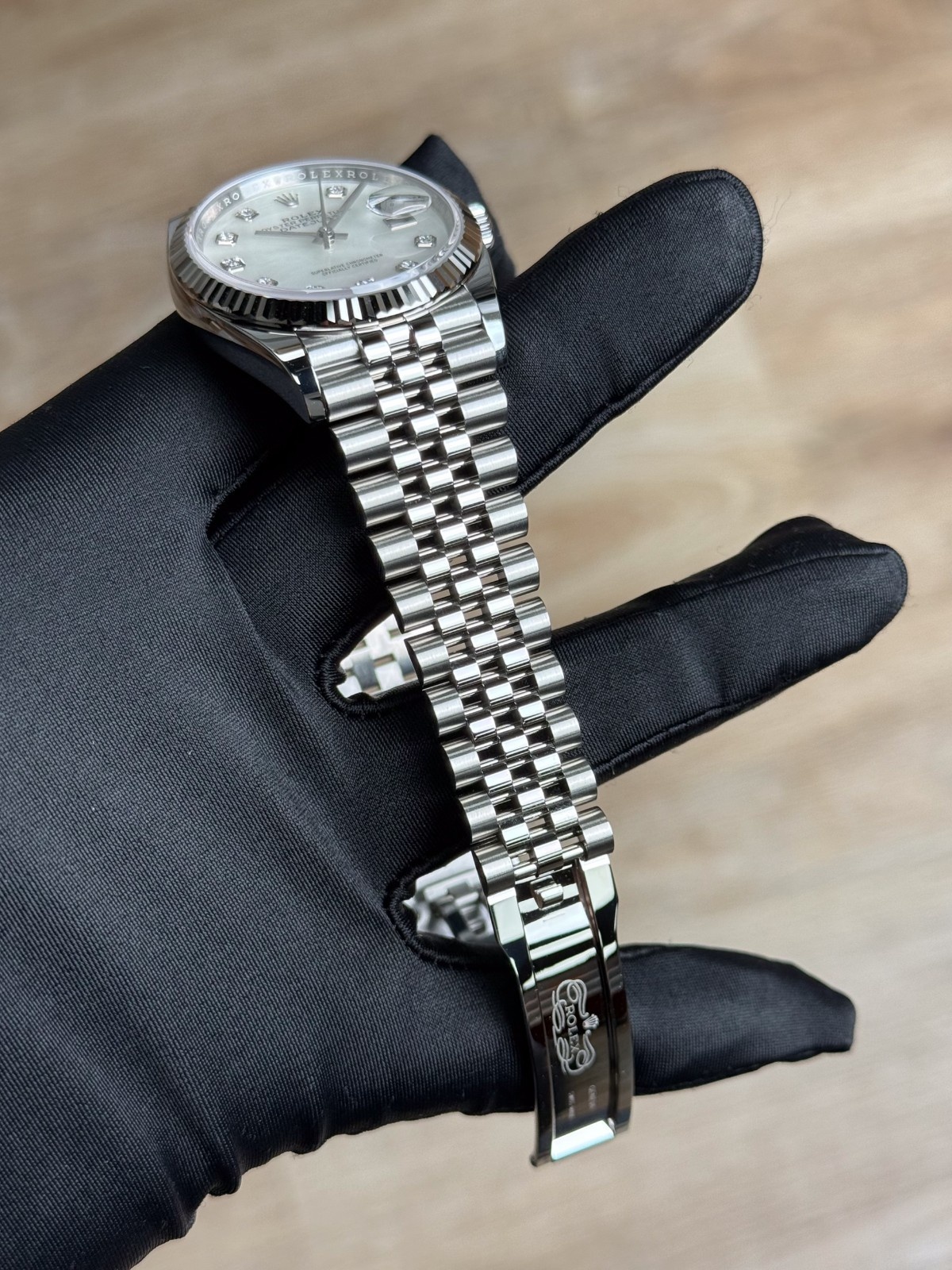 Rolex Datejust 36mm UNWORN 2026 MOP Pearl Diamond Fluted Jubilee 126234