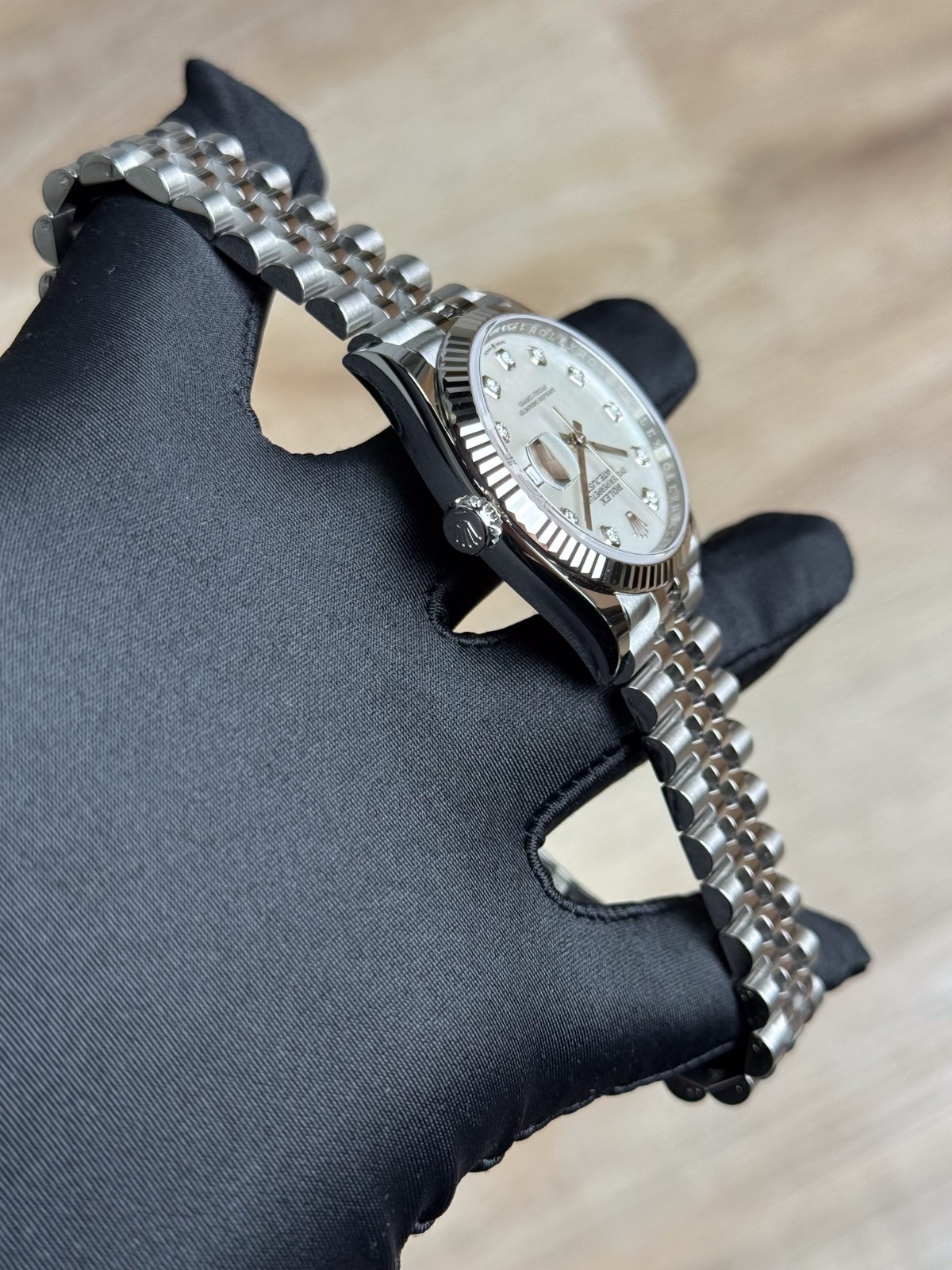 Rolex Datejust 36mm UNWORN 2026 MOP Pearl Diamond Fluted Jubilee 126234