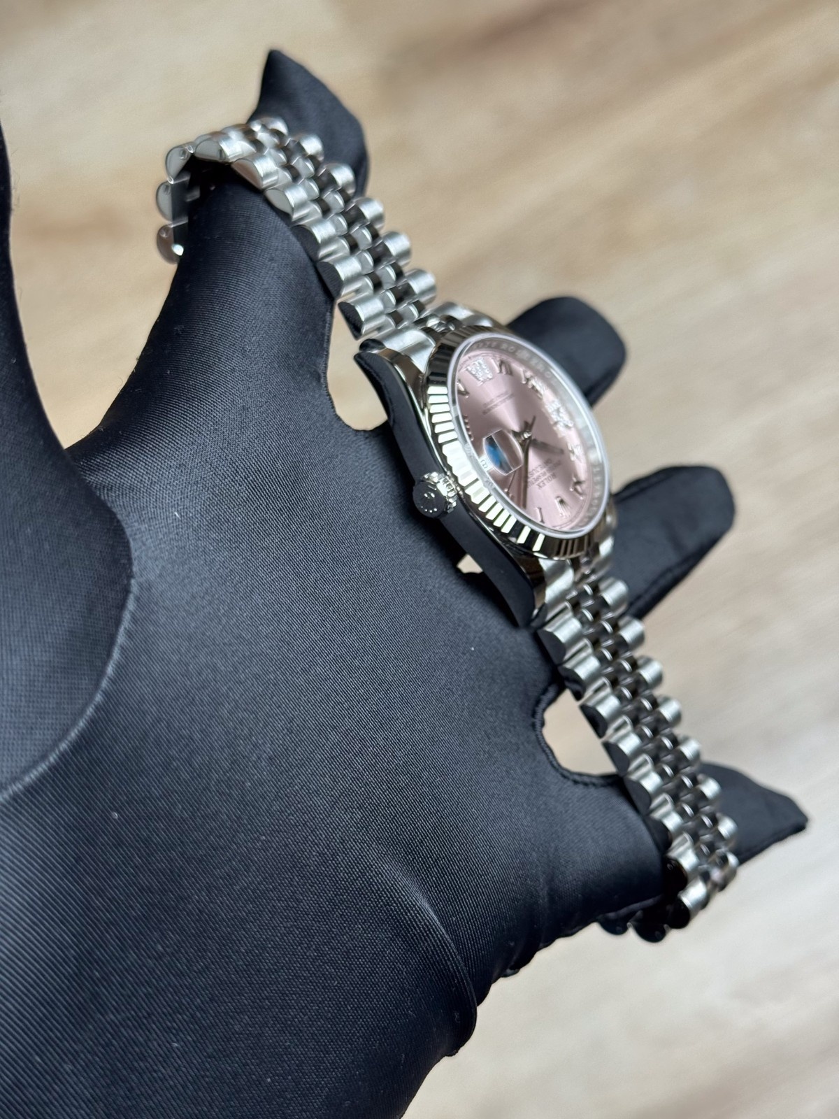 Rolex Datejust 36mm UNWORN 2026 Pink Roman VI IX Diamond Fluted Jubilee 126234