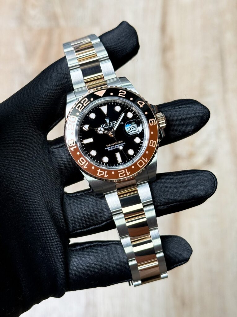 Rolex GMT-Master II 2025 Root Beer 40mm Black Oyster Preowned 126711CHNR