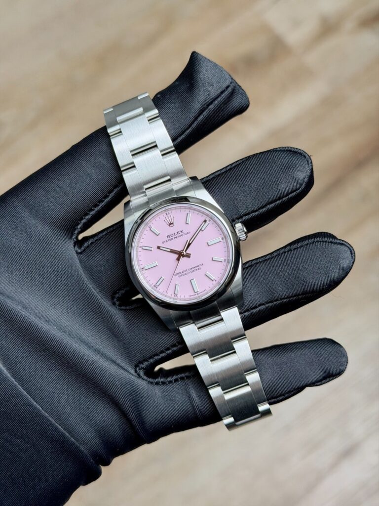 Rolex Oyster Perpetual 34 Candy Pink Index Oyster 2026 Unworn 124200