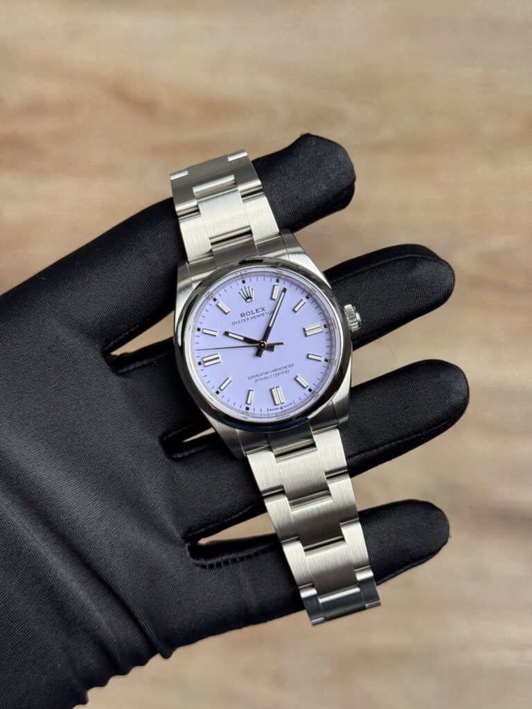 Rolex Oyster Perpetual 36mm UNWORN 2025 Lavender Purple Smooth Oyster 126000