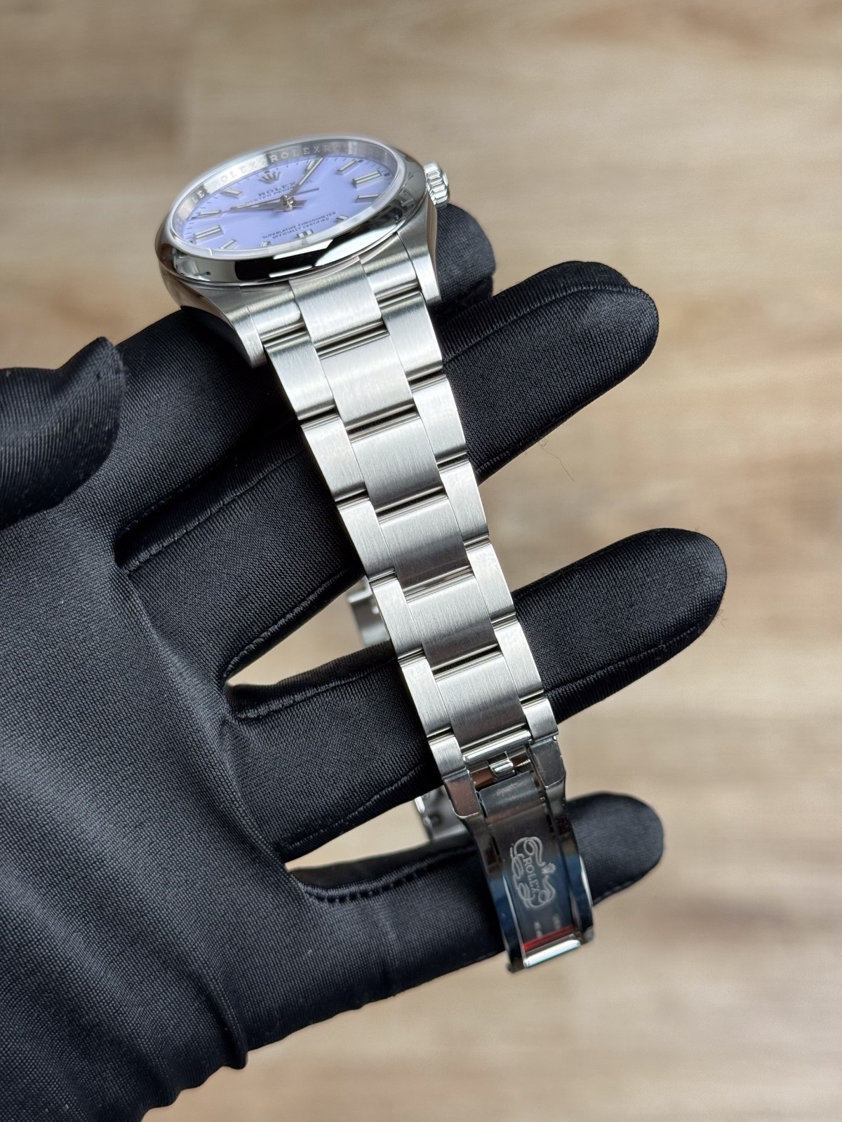 Rolex Oyster Perpetual 36mm UNWORN 2025 Lavender Purple Smooth Oyster 126000