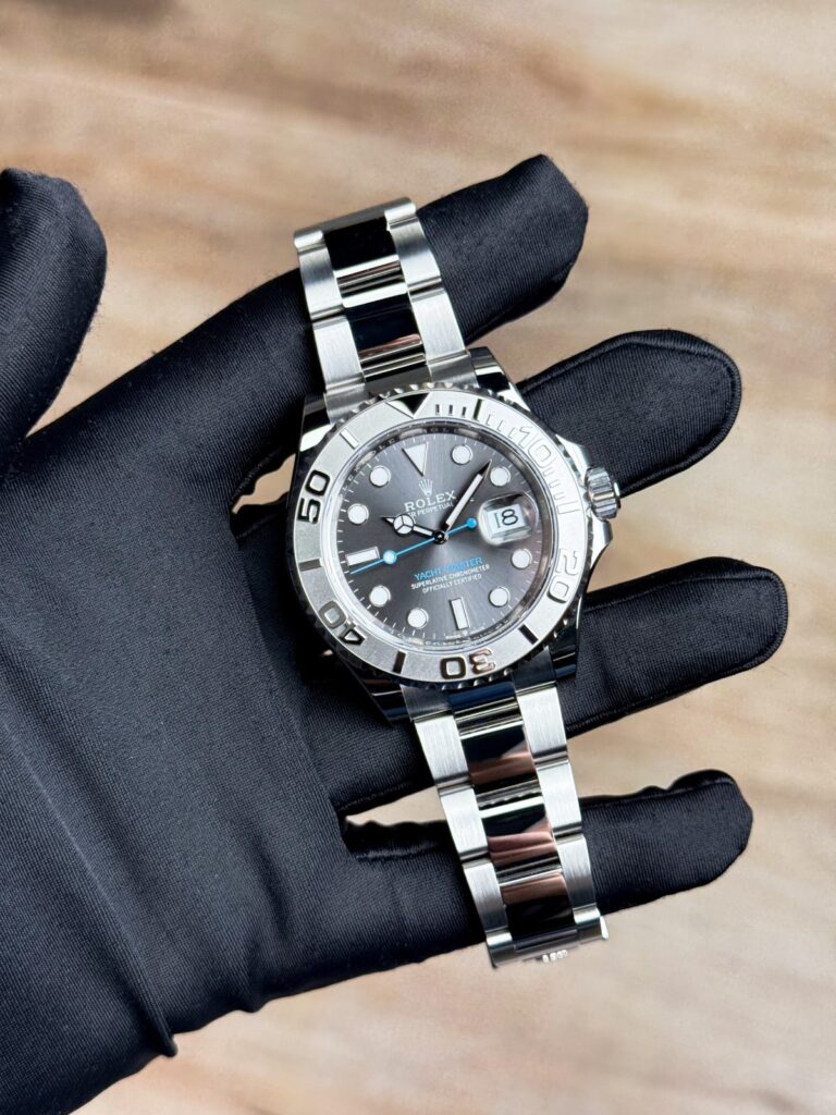 Rolex Yacht-Master 40 Rhodium Slate Grey Platinum Oyster Preowned 2024 126622