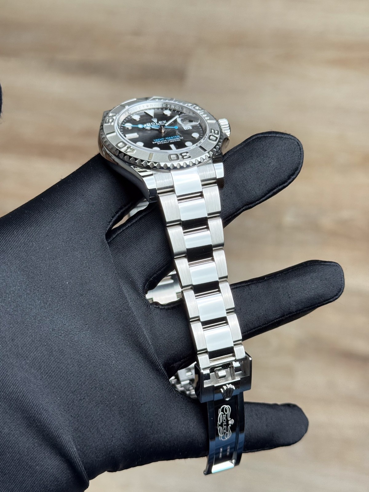 Rolex Yacht-Master 40 Rhodium Slate Grey Platinum Oyster Preowned 2024 126622