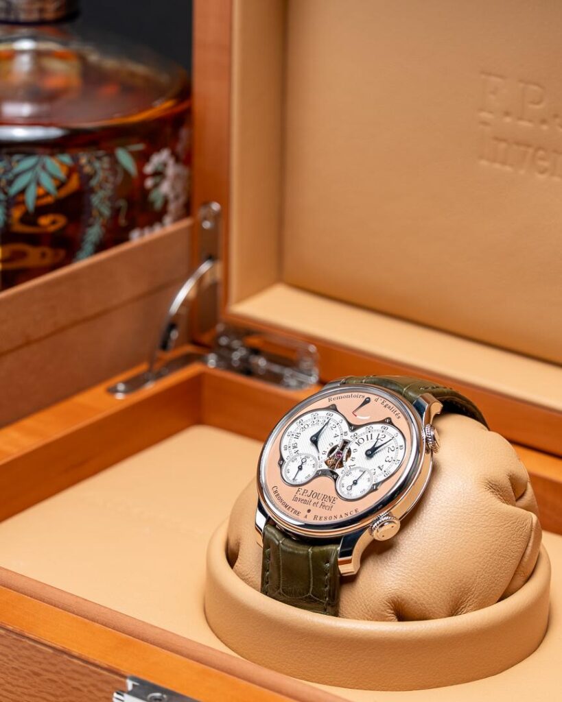F.P. Journe Chronometre A Resonance Salmon Dial 40mm 2021 RQ