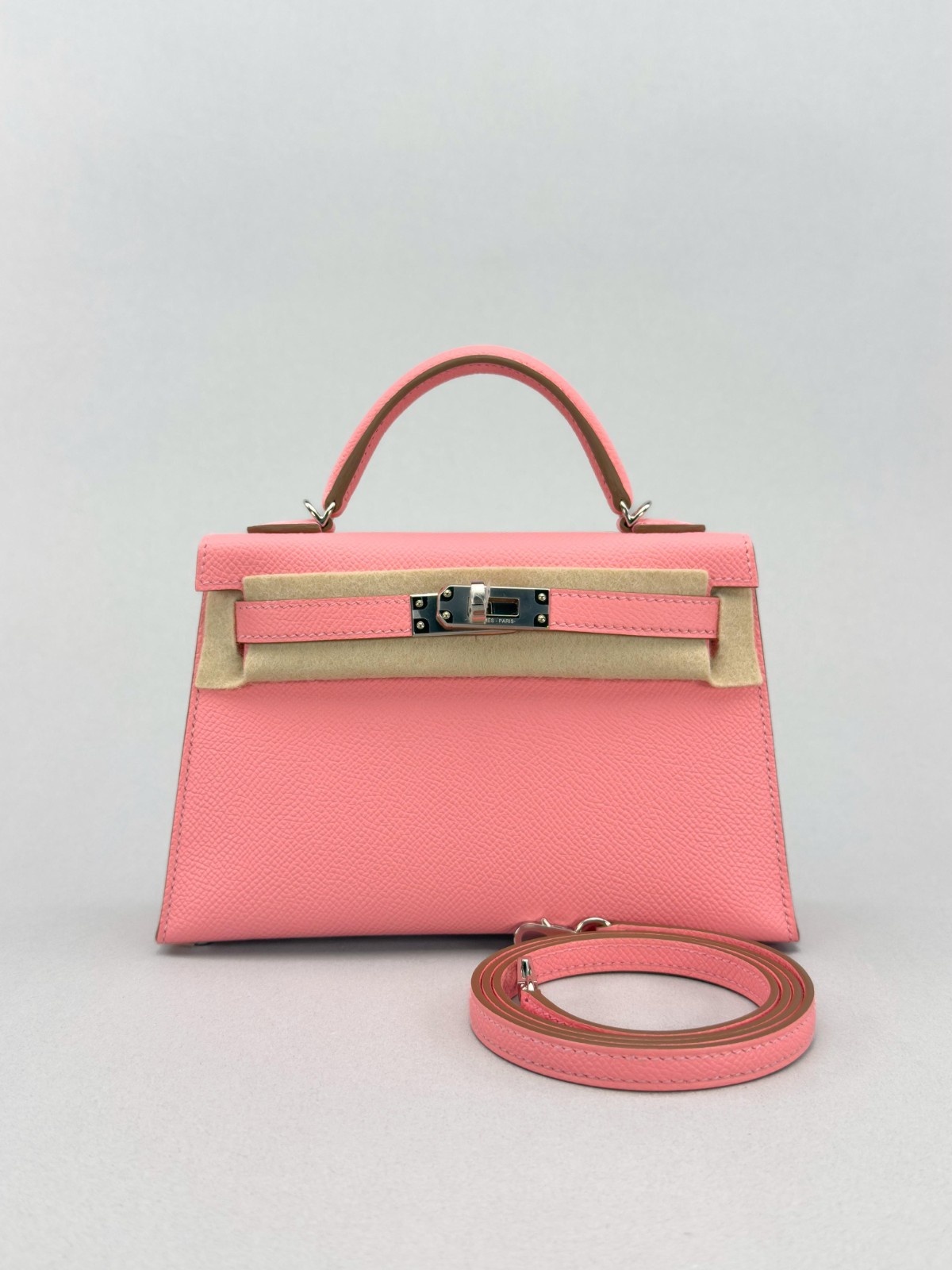 Hermes Mini Kelly II 20 Sellier Epsom Rose Confetti Palladium Hardware G 2026