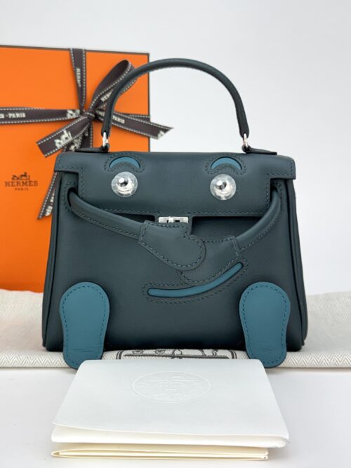 Hermes Kelly Doll Swift Vert Cypres/Vert Bosphore Palladium Hardware K Stmp 2026