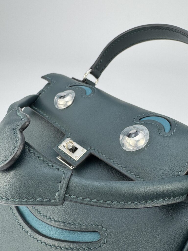 Hermes Kelly Doll Swift Vert Cypres/Vert Bosphore Palladium Hardware K Stmp 2026