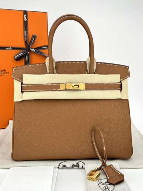 Hermes Birkin 30 Retourne Togo Gold Gold Hardware G Stamp 2026