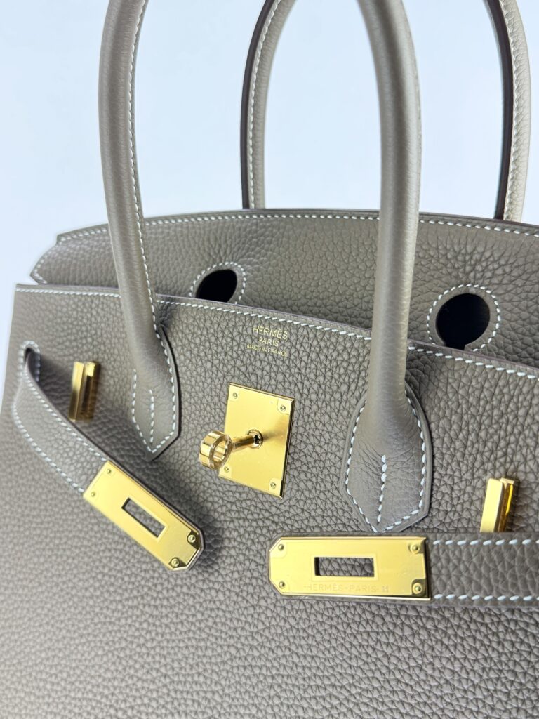 Hermes Birkin 30 Retourne Togo Etoupe Gold Hardware K Stamp 2026