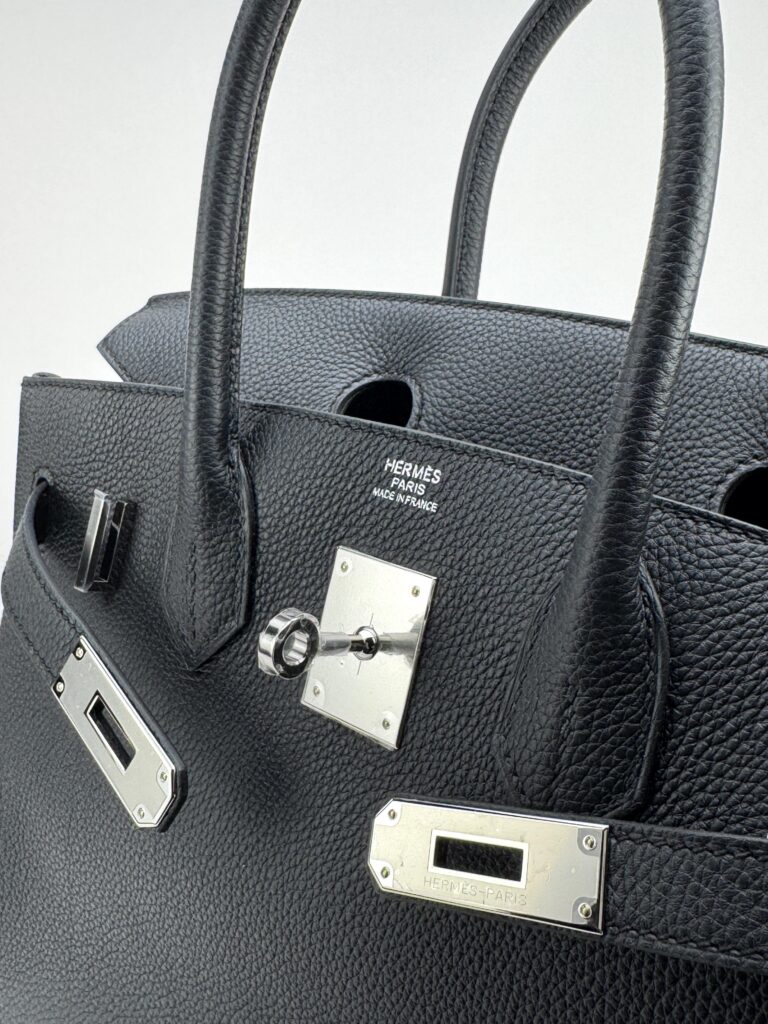 Hermes Birkin 30 Retourne Togo Black Palladium Hardware G Stamp 2026