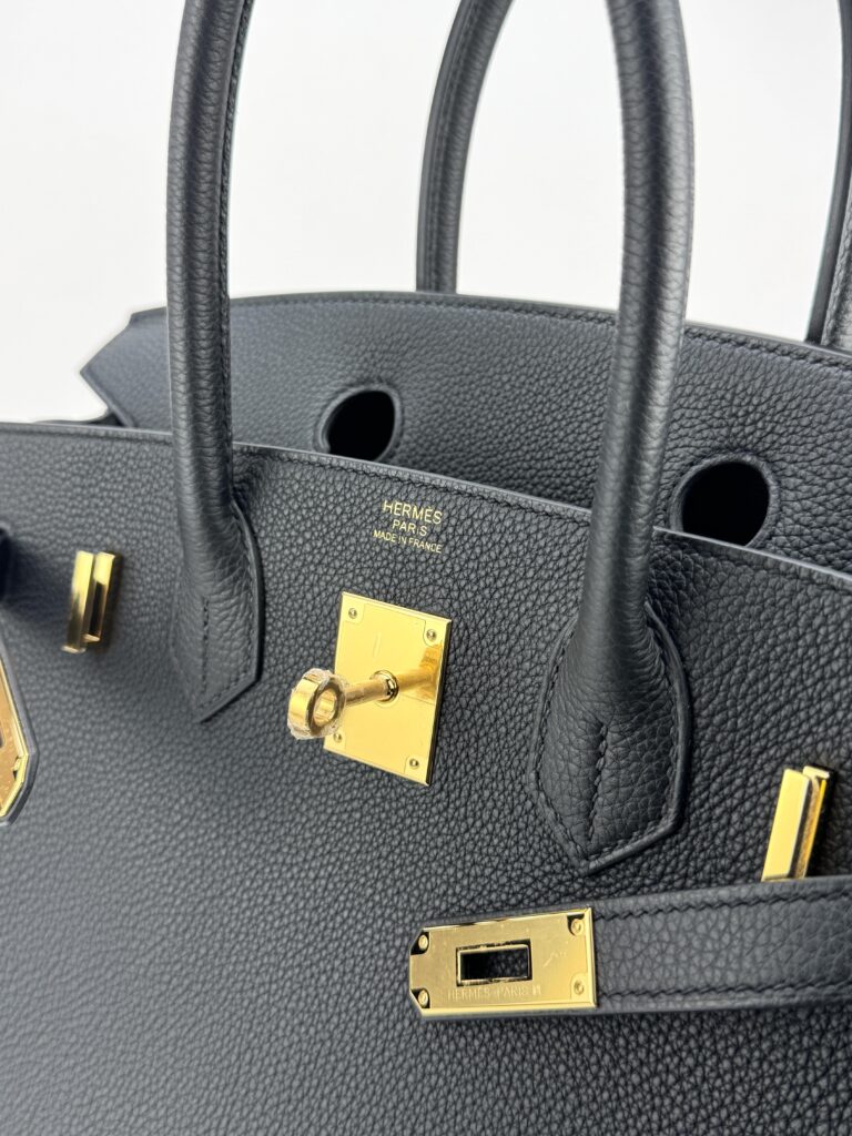 Hermes Birkin 30 Retourne Togo Black/Noir Gold Hardware G Stamp 2026