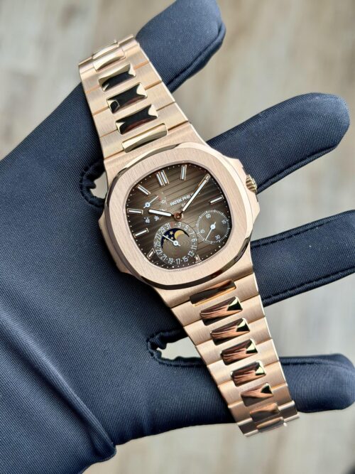 Patek Philippe Nautilus 40 Moon Phase Brown Index Preowned 2024 5712/1R-001