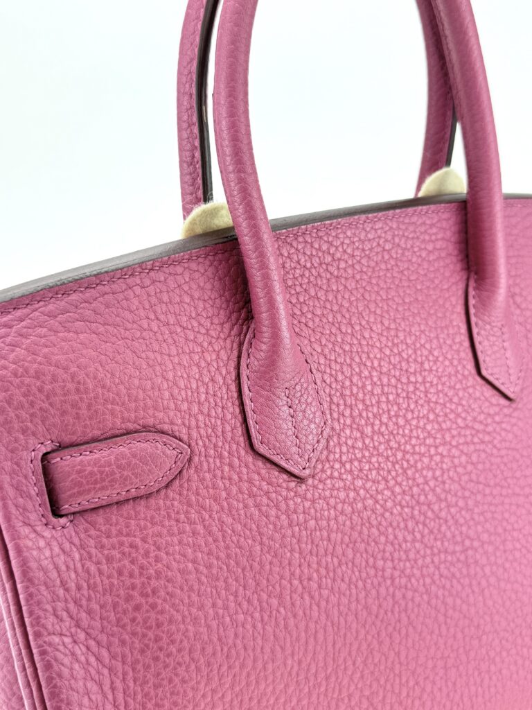 Hermes Birkin 30 Retourne Togo Tosca Inside Magnolia Gold Hardware T Stamp