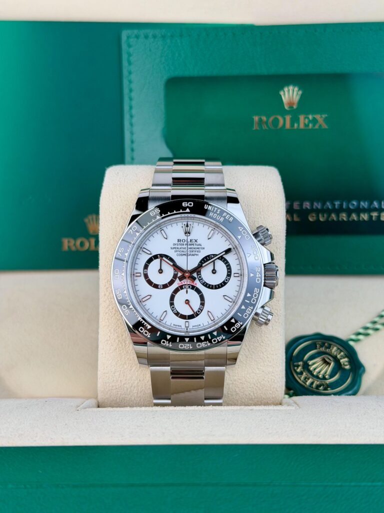 Rolex Daytona Unworn 2026 White Panda 40mm Index Oyster 126500LN