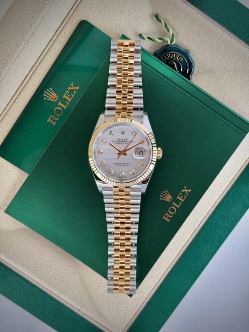 Rolex Datejust 36mm UNWORN 2026 MOP Pearl Diamond Fluted Jubilee 126233