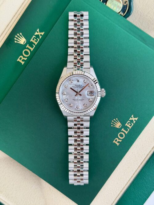 Rolex Datejust 28mm UNWORN 2026 MOP Pearl Diamond Fluted Jubilee 279174