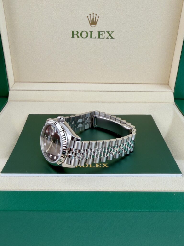 Rolex Datejust 31mm UNWORN 2026 Dark Grey Rhodium Diamond Fluted Jubilee 278274