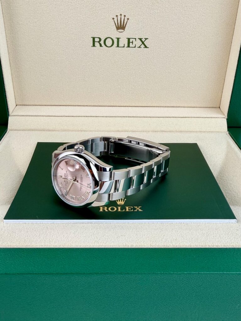 Rolex Datejust 31mm UNWORN 2026 Pink Roman Smooth Oyster 278240