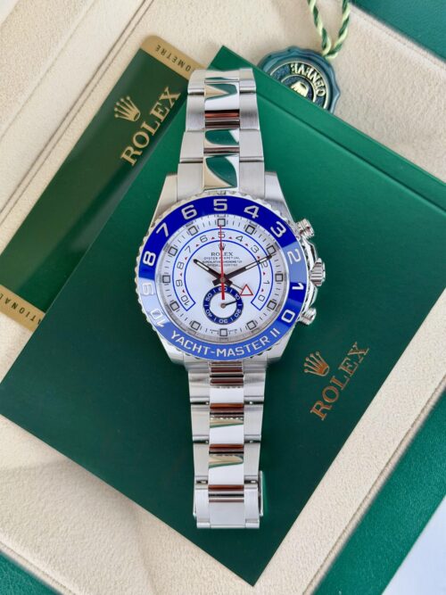 Rolex Yacht-Master II 44mm 2014 White/Blue Oyster Preowned 116680