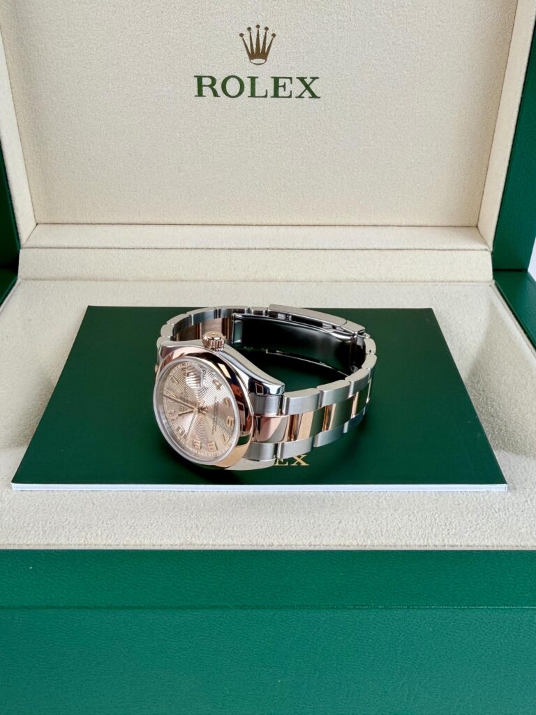 Rolex Datejust 31mm 2010 Rose Pink Concentric Arabic Oyster Preowned 178241