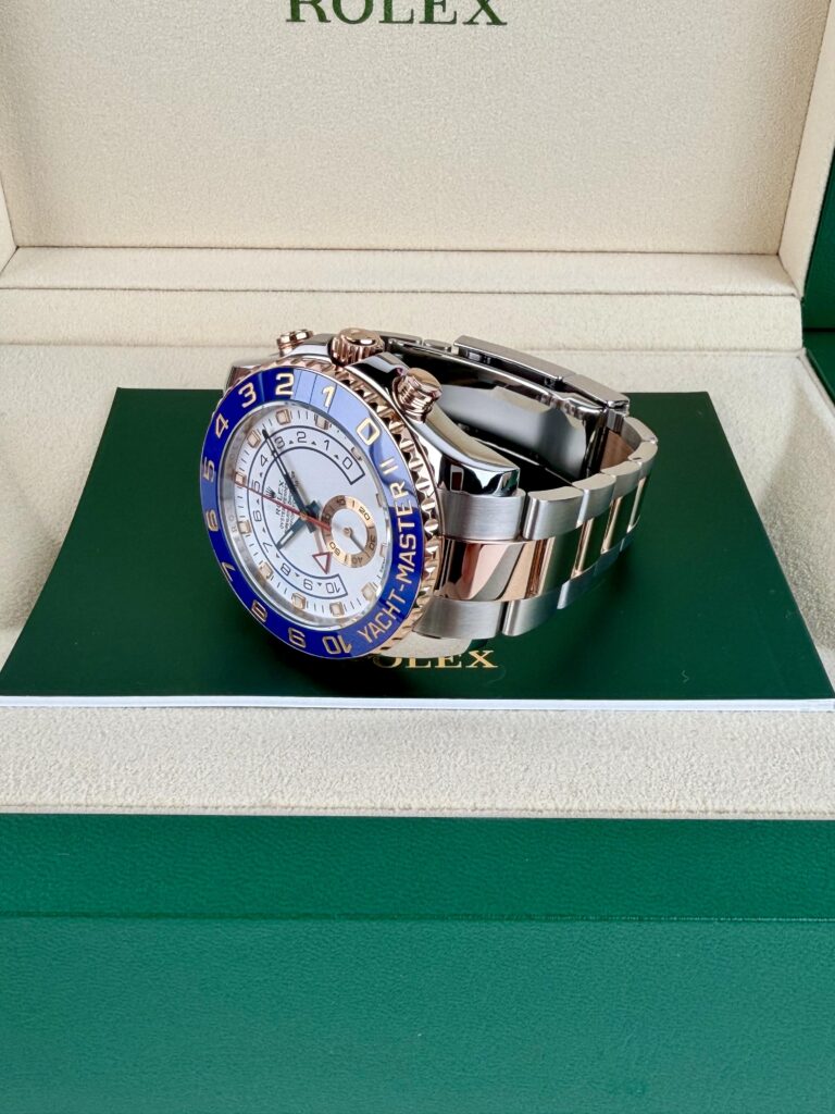 Rolex Yacht-Master II 44mm 2013 White/Blue Oyster Preowned 116681