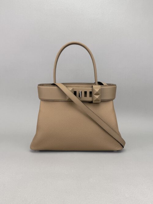 Hermes Medor Togo Beige Marfa Palladium Hardware Preowned K Stamp